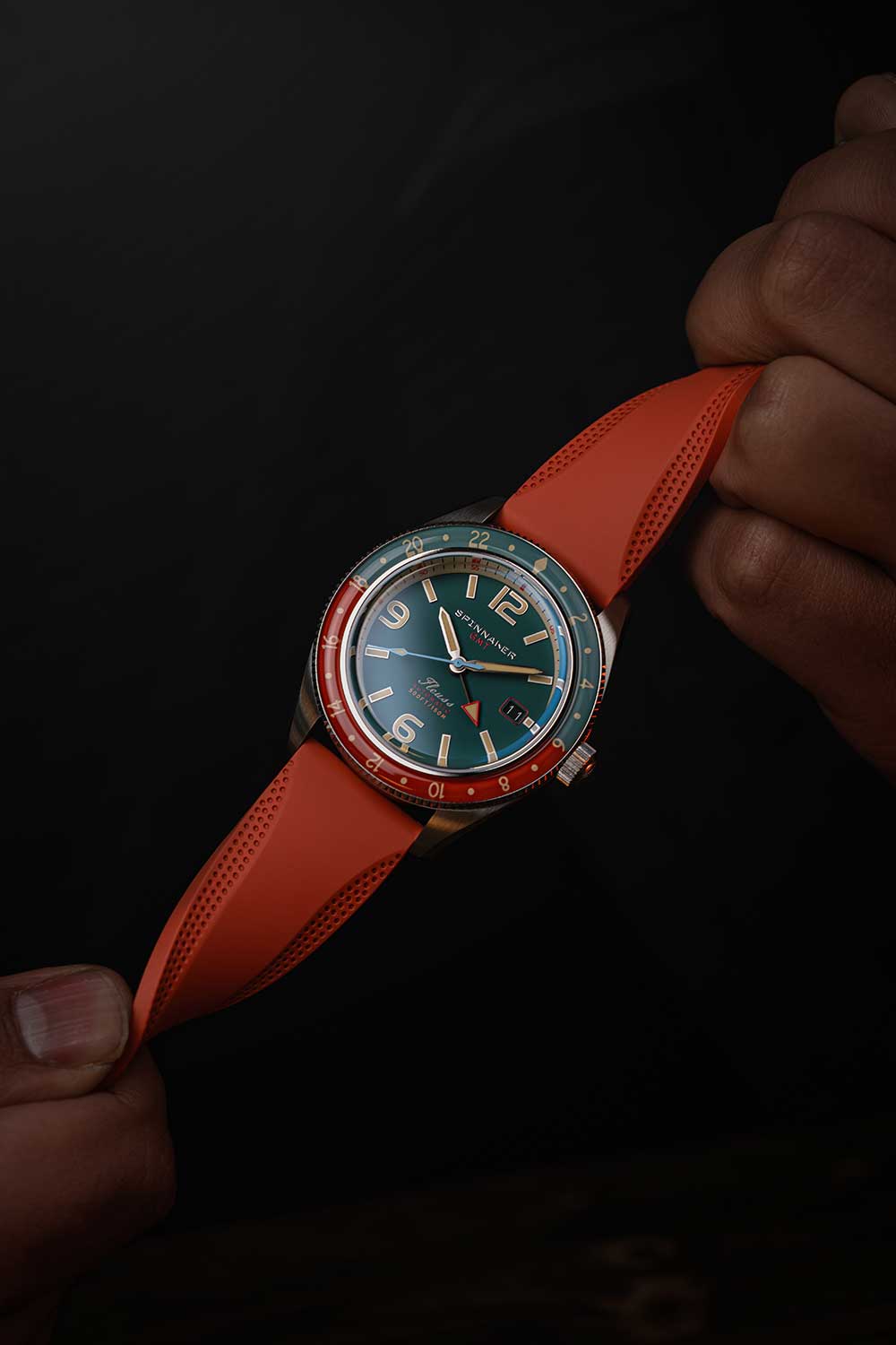 Relógio Spinnaker Automático Fleuss GMT SP-5120-33 *Kit Pulseira