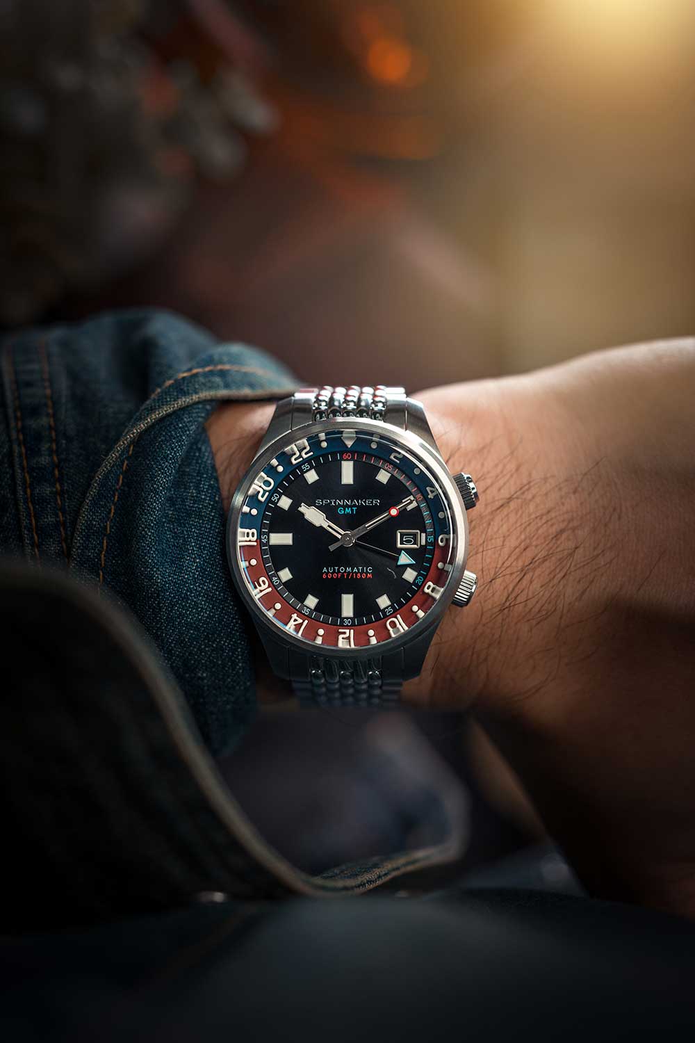 Relógio Spinnaker Automático Bradner GMT SP-5121-55 *Kit Pulseira Extra