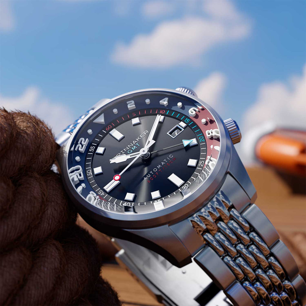 Relógio Spinnaker Automático Bradner GMT SP-5121-55 *Kit Pulseira Extra