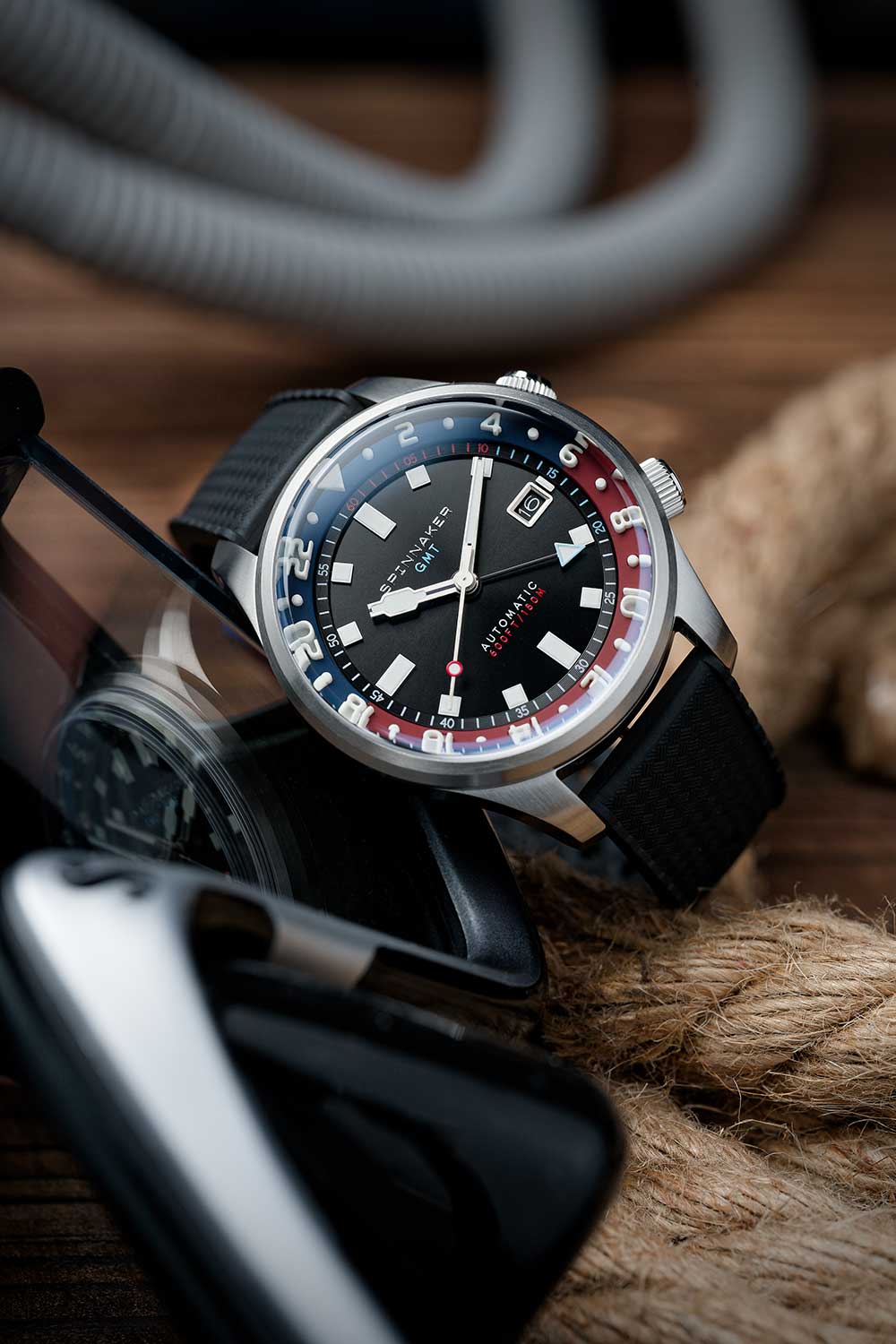 Relógio Spinnaker Automático Bradner GMT SP-5121-55 *Kit Pulseira Extra