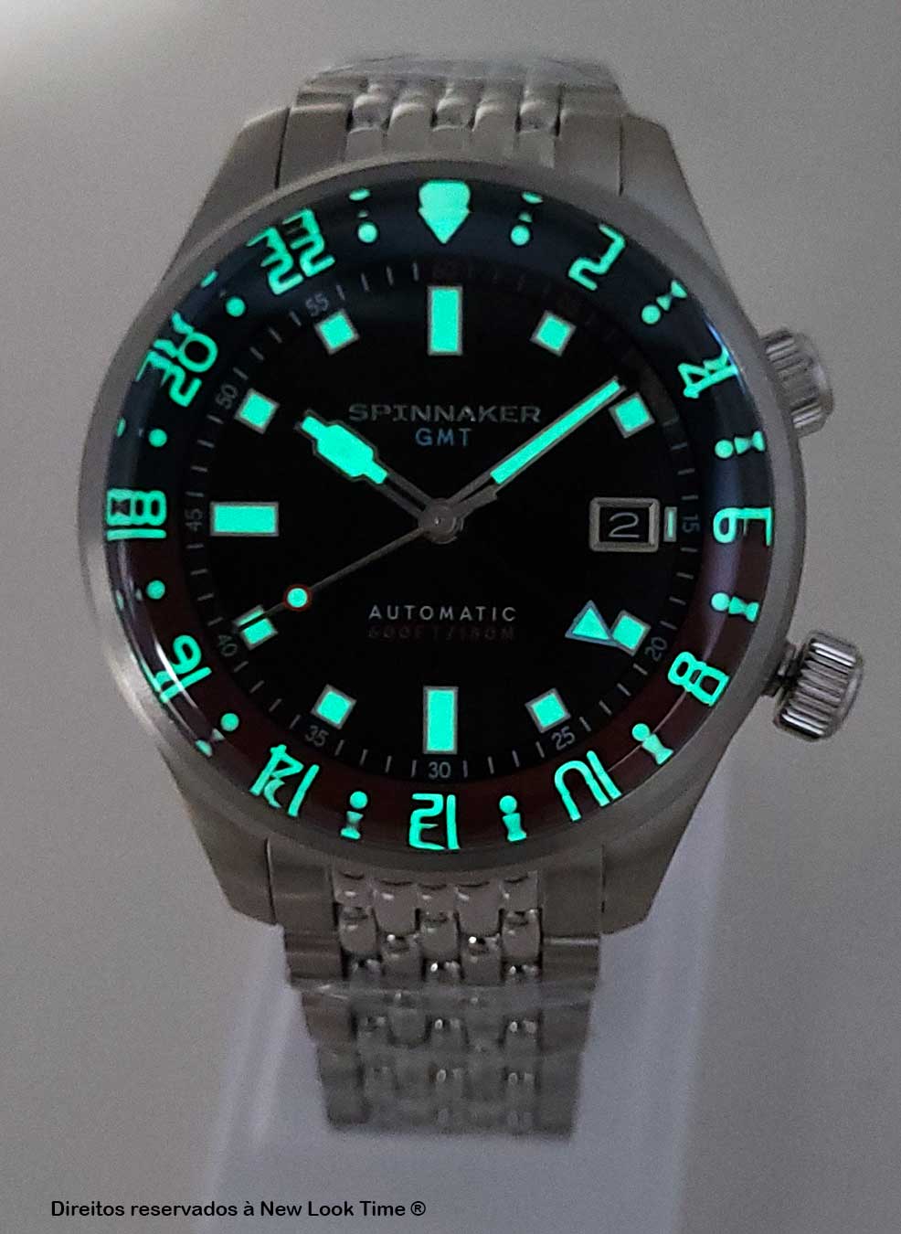 Relógio Spinnaker Automático Bradner GMT SP-5121-55 *Kit Pulseira Extra