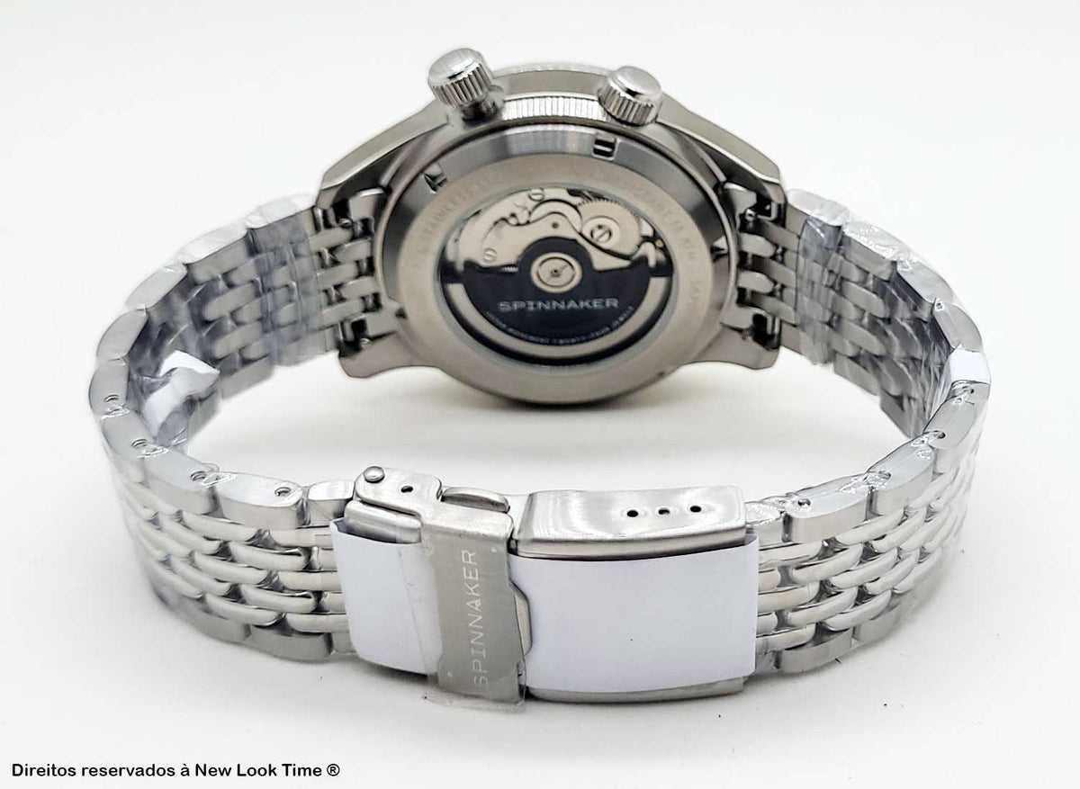 Relógio Spinnaker Automático Bradner GMT SP-5121-55 *Kit Pulseira Extra