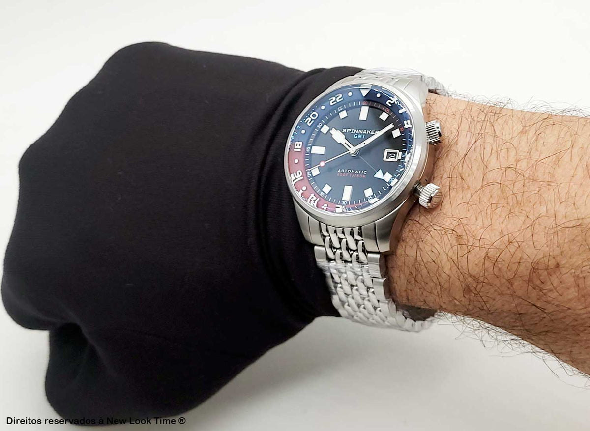 Relógio Spinnaker Automático Bradner GMT SP-5121-55 *Kit Pulseira Extra