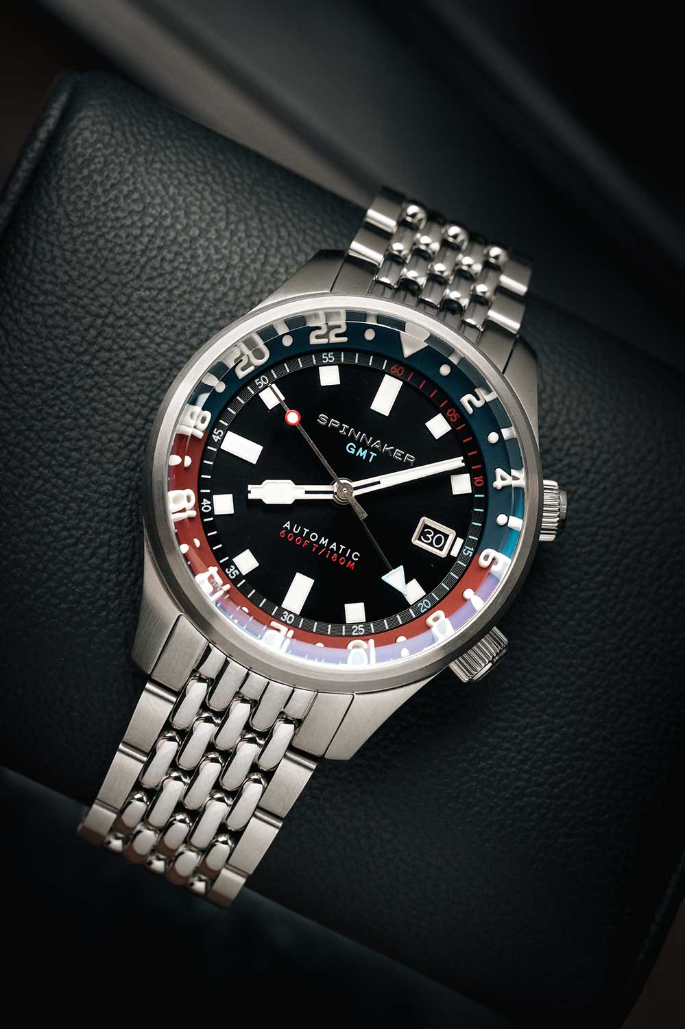 Relógio Spinnaker Automático Bradner GMT SP-5121-55 *Kit Pulseira Extra