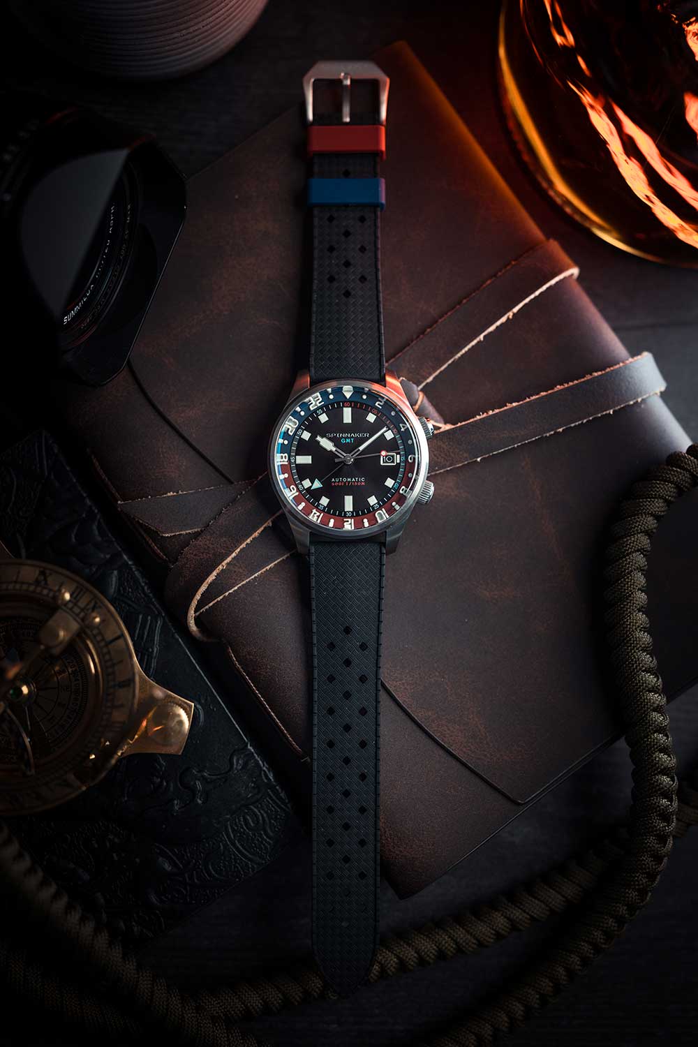 Relógio Spinnaker Automático Bradner GMT SP-5121-55 *Kit Pulseira Extra