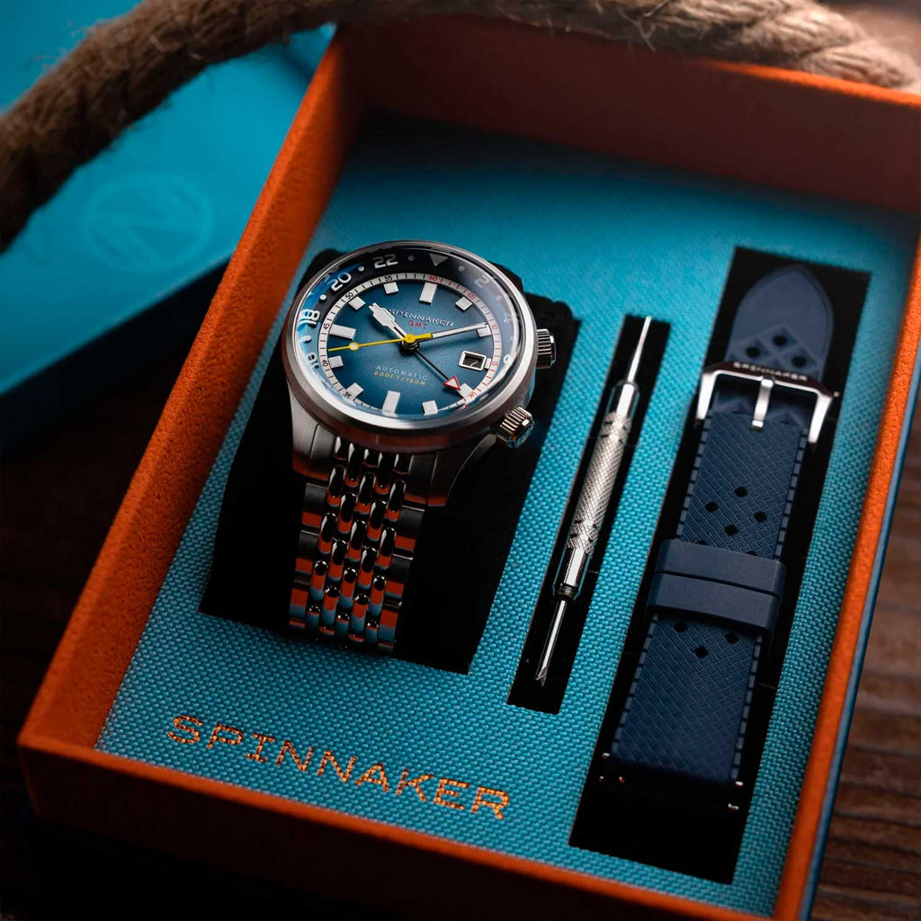 Relógio Spinnaker Automático Bradner GMT SP-5121-88 *Kit Pulseira Extra