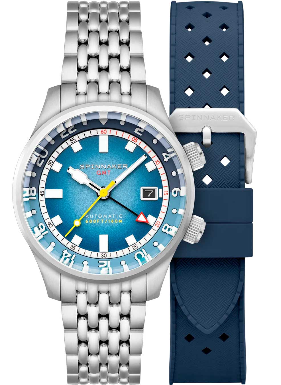 Relógio Spinnaker Automático Bradner GMT SP-5121-88 *Kit Pulseira Extra