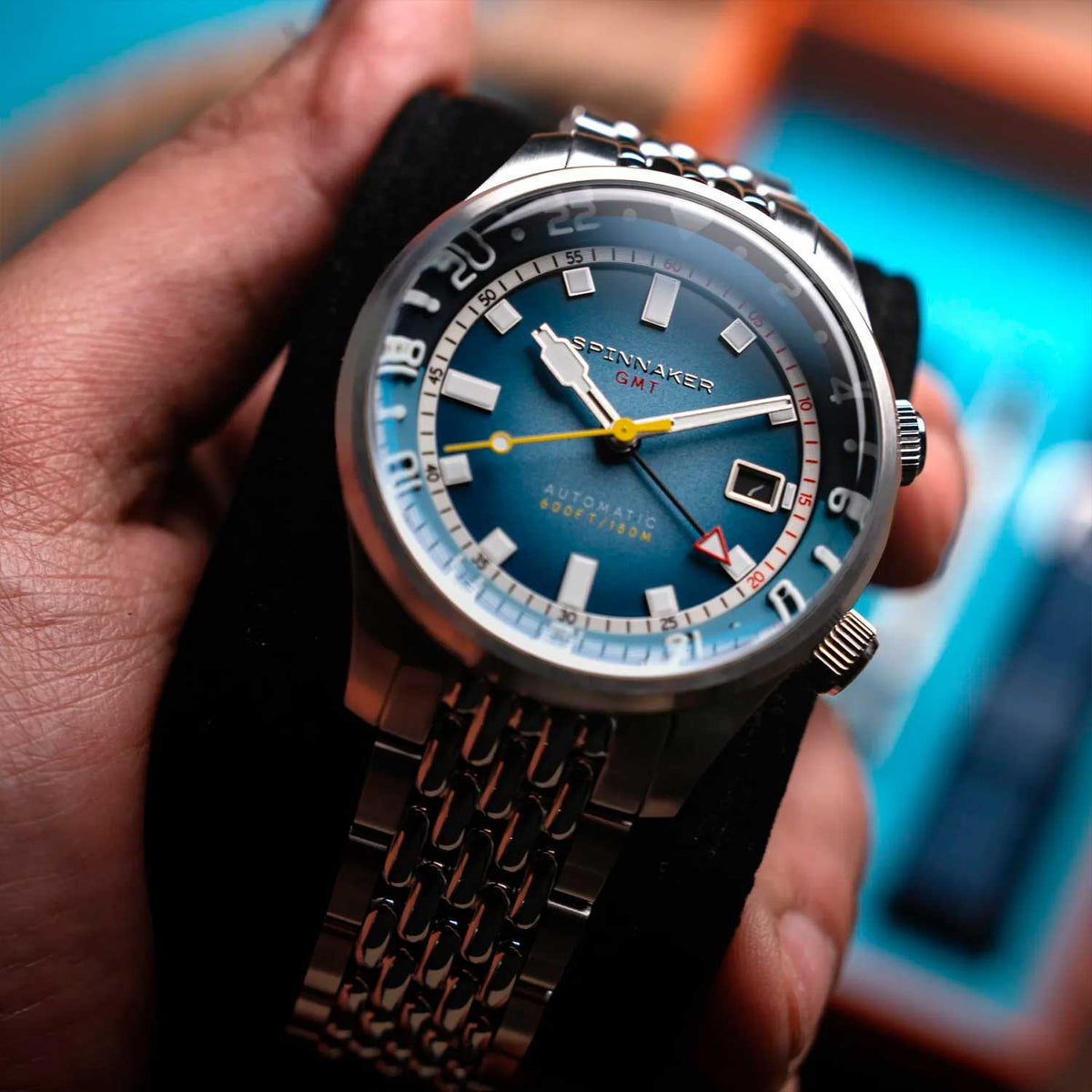 Relógio Spinnaker Automático Bradner GMT SP-5121-88 *Kit Pulseira Extra