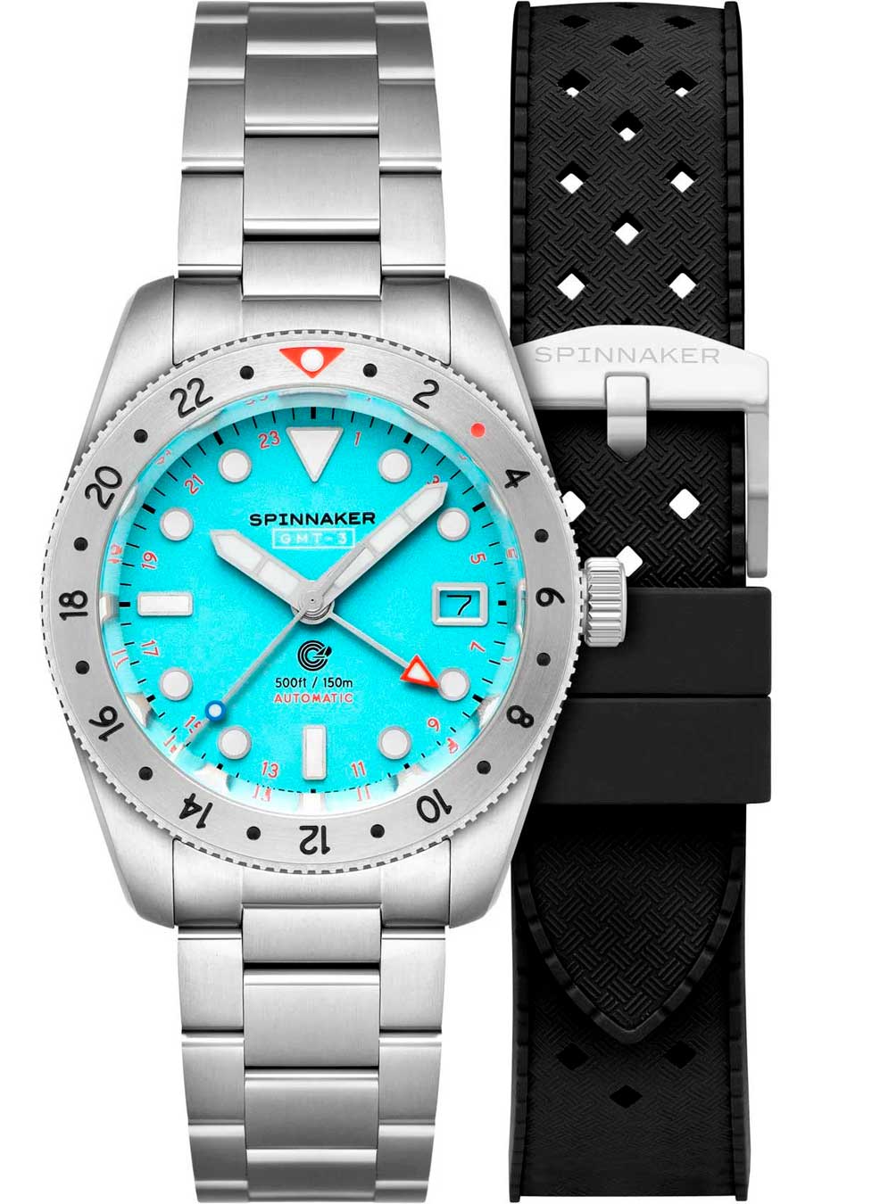 Relógio Spinnaker Automático Croft SP-5157-11 *39mm *Edição Ltda GMT-3