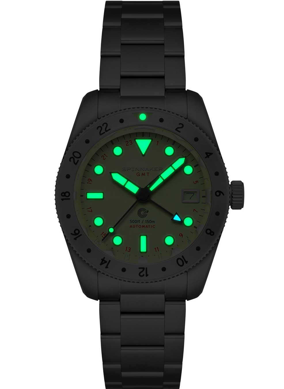 Relógio Spinnaker Automático Croft SP-5157-44 *39mm *Kit Pulseira Extra