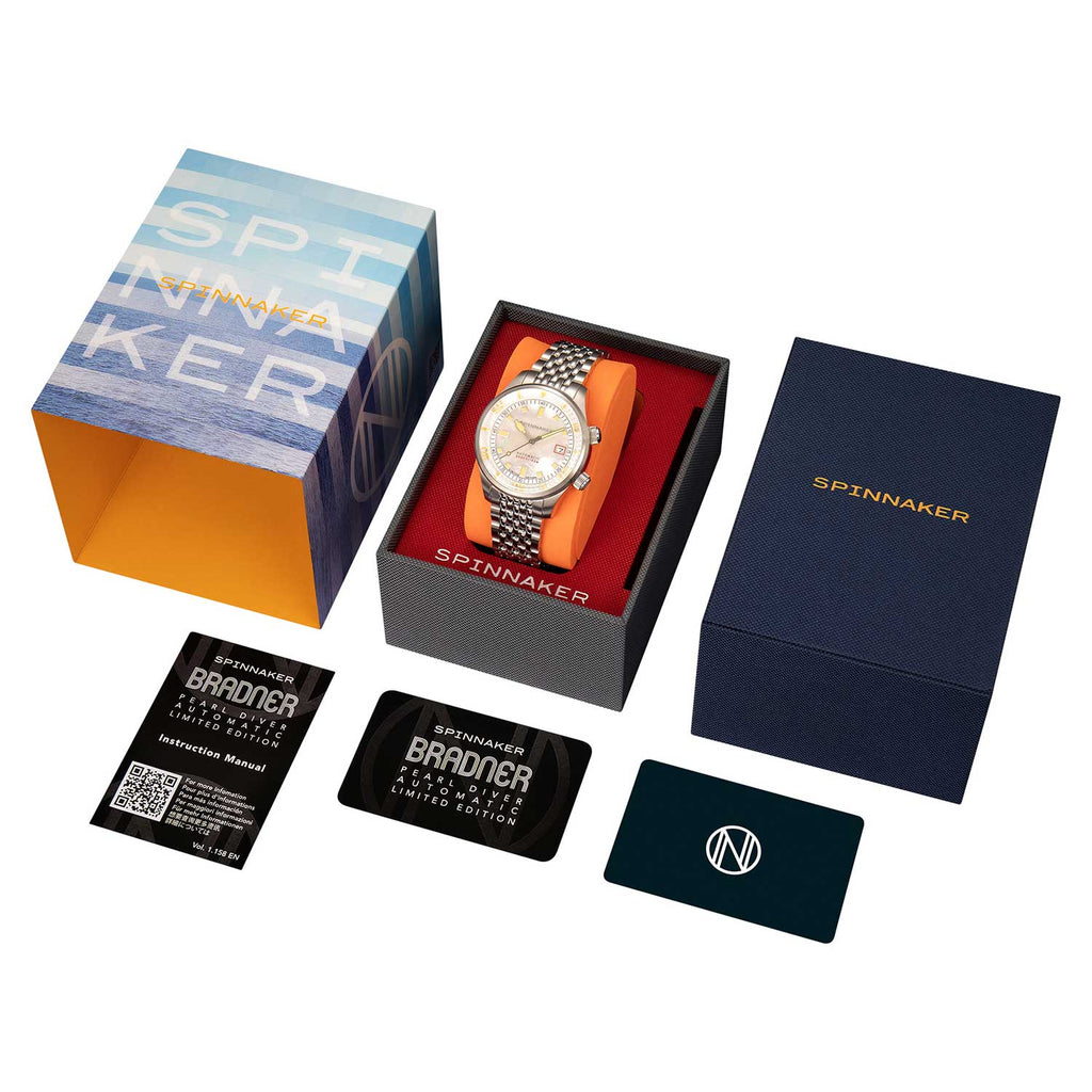 Relógio Spinnaker Automático Bradner Pearl Diver SP-5158-22 *Edição Limitada