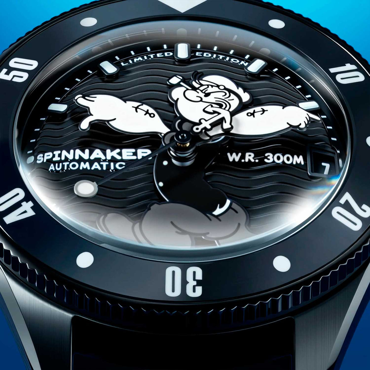 Relógio Spinnaker Automático Challenger SP-5163-03 *42mm *Collab Popeye