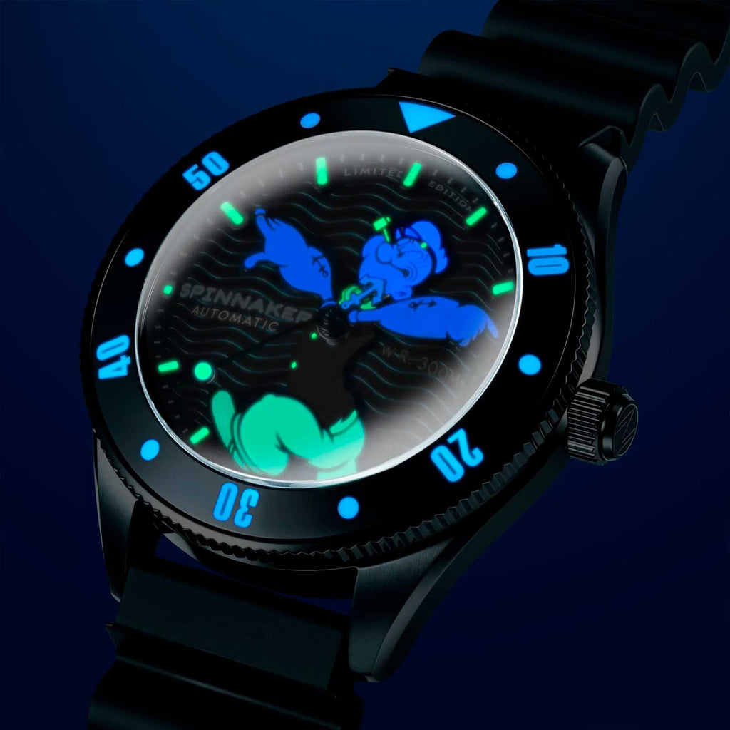 Relógio Spinnaker Automático Challenger SP-5163-03 *42mm *Collab Popeye
