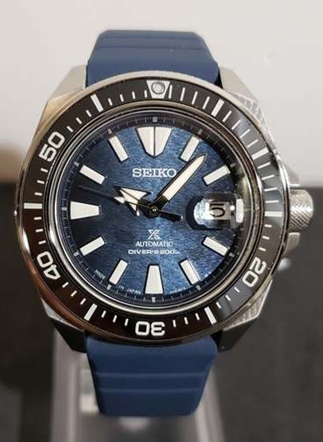 Relógio SEIKO Prospex Automático Samurai Dark Manta Ray SRPF79