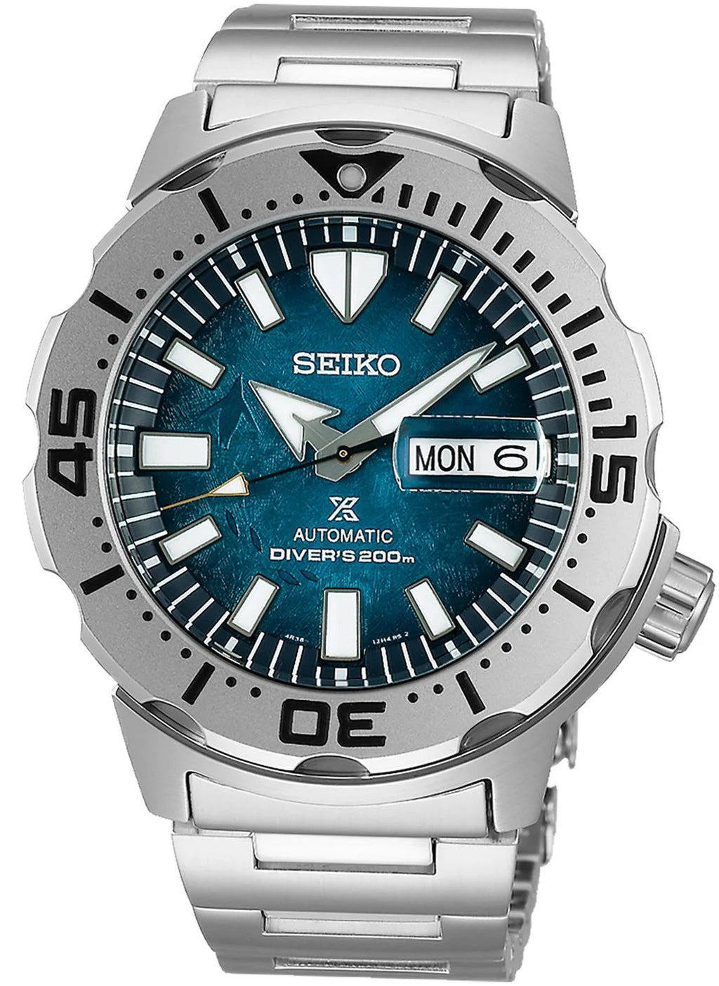 Relógio SEIKO Prospex Automático Monster SRPH75 *Edição Especial Save the ocean