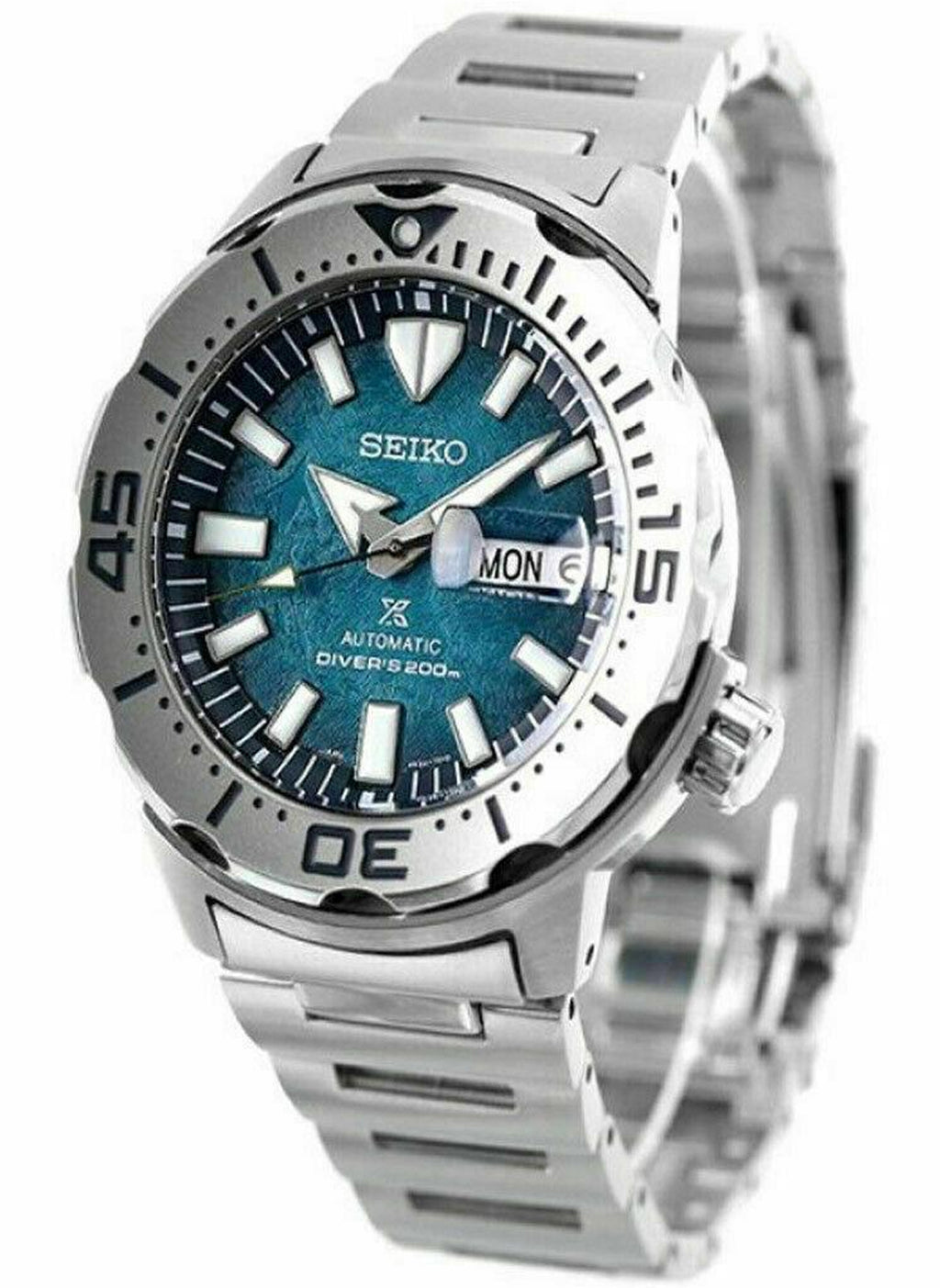Relógio SEIKO Prospex Automático Monster SRPH75 *Edição Especial Save the ocean
