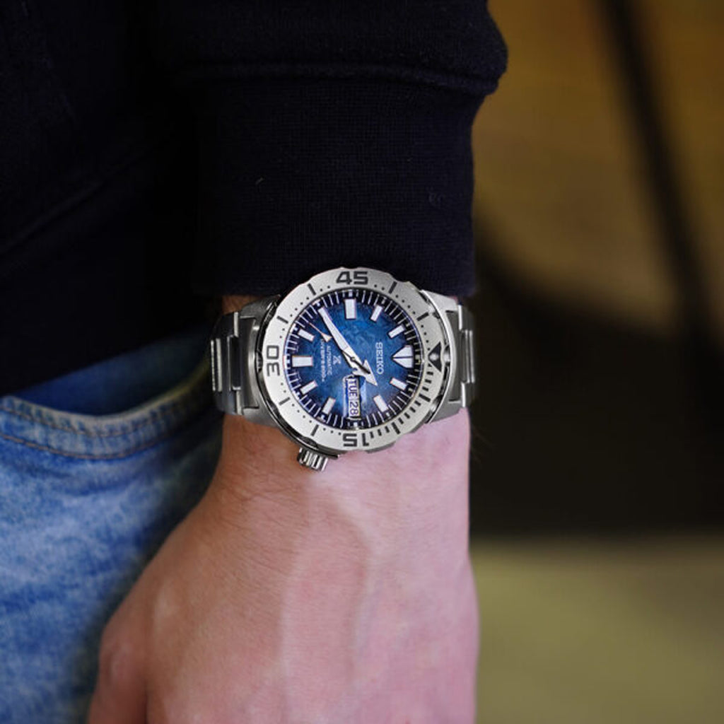 Relógio SEIKO Prospex Automático Monster SRPH75 *Edição Especial Save the ocean