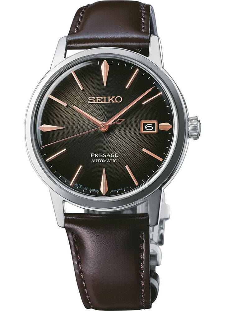 Relógio SEIKO Presage Automático Irish Coffee SRPJ17 *Made In Japan