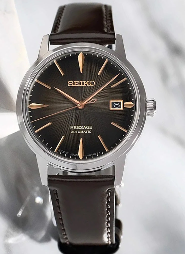 Relógio SEIKO Presage Automático Irish Coffee SRPJ17 *Made In Japan