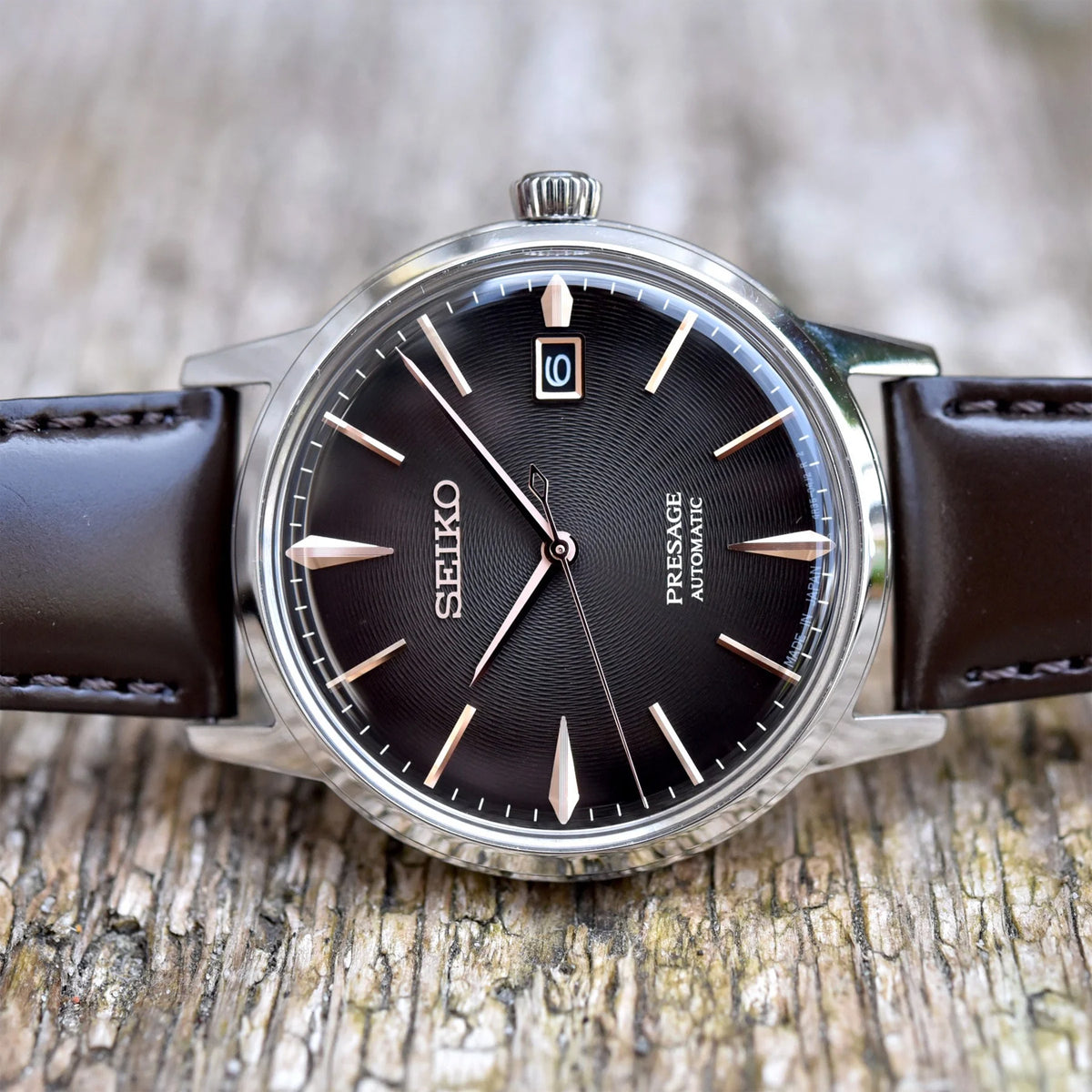 Relógio SEIKO Presage Automático Irish Coffee SRPJ17 *Made In Japan