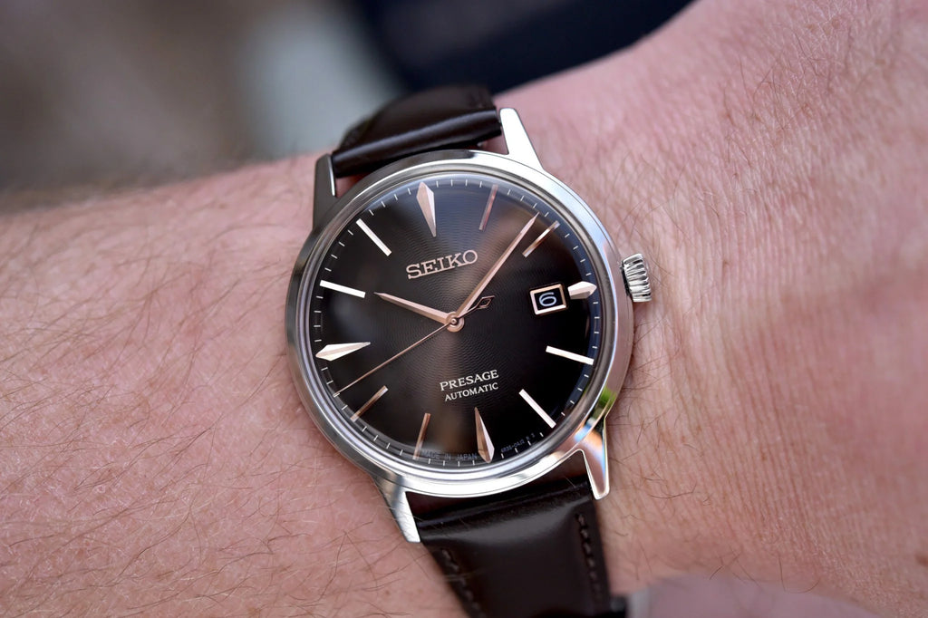 Relógio SEIKO Presage Automático Irish Coffee SRPJ17 *Made In Japan