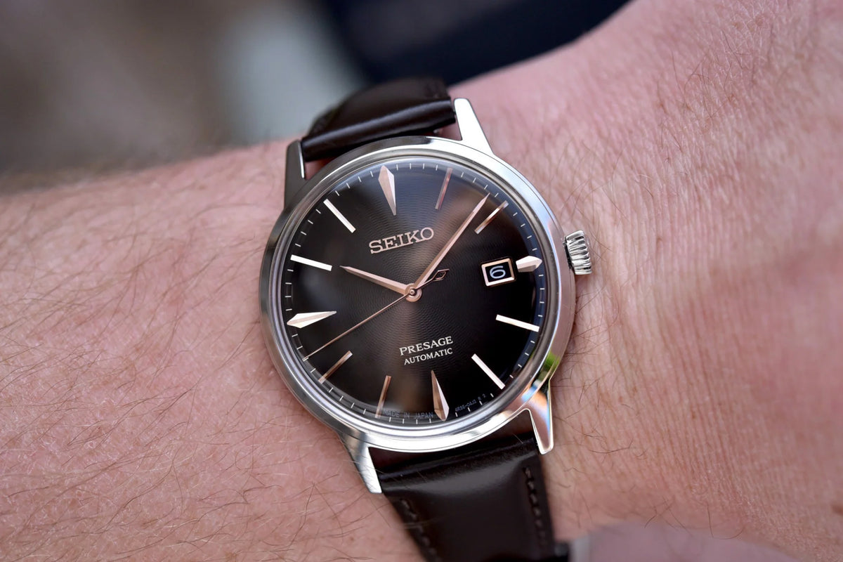 Relógio SEIKO Presage Automático Irish Coffee SRPJ17 *Made In Japan