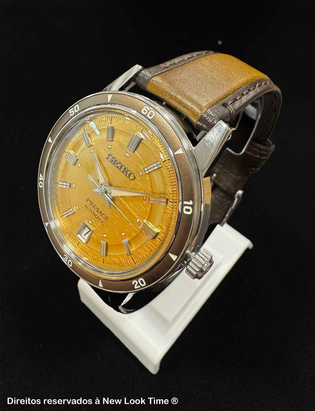Relógio SEIKO Presage Automático Style 60's SRPL75J1 *Made in Japan