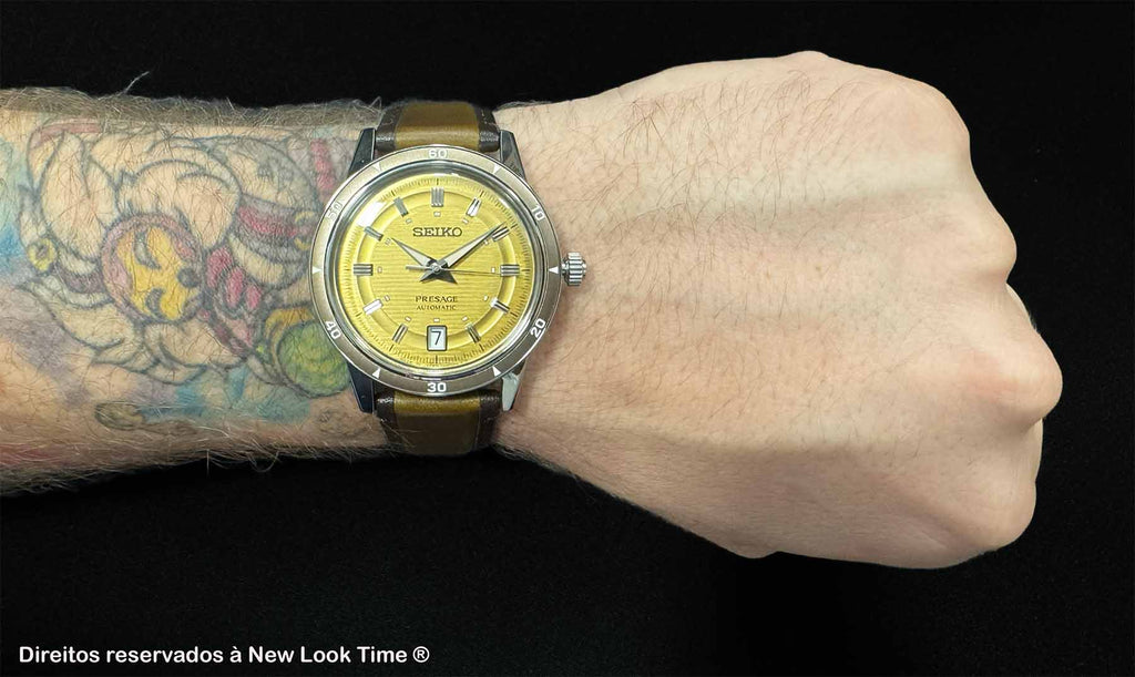 Relógio SEIKO Presage Automático Style 60's SRPL75J1 *Made in Japan