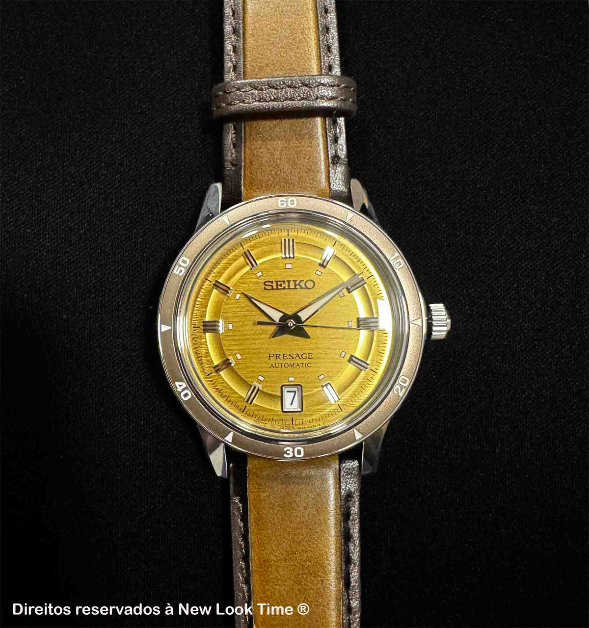 Relógio SEIKO Presage Automático Style 60's SRPL75J1 *Made in Japan