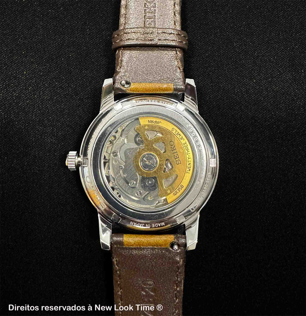 Relógio SEIKO Presage Automático Style 60's SRPL75J1 *Made in Japan