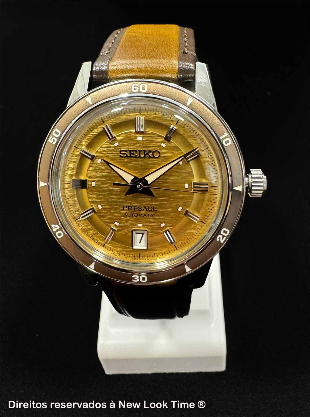 Relógio SEIKO Presage Automático Style 60's SRPL75J1 *Made in Japan