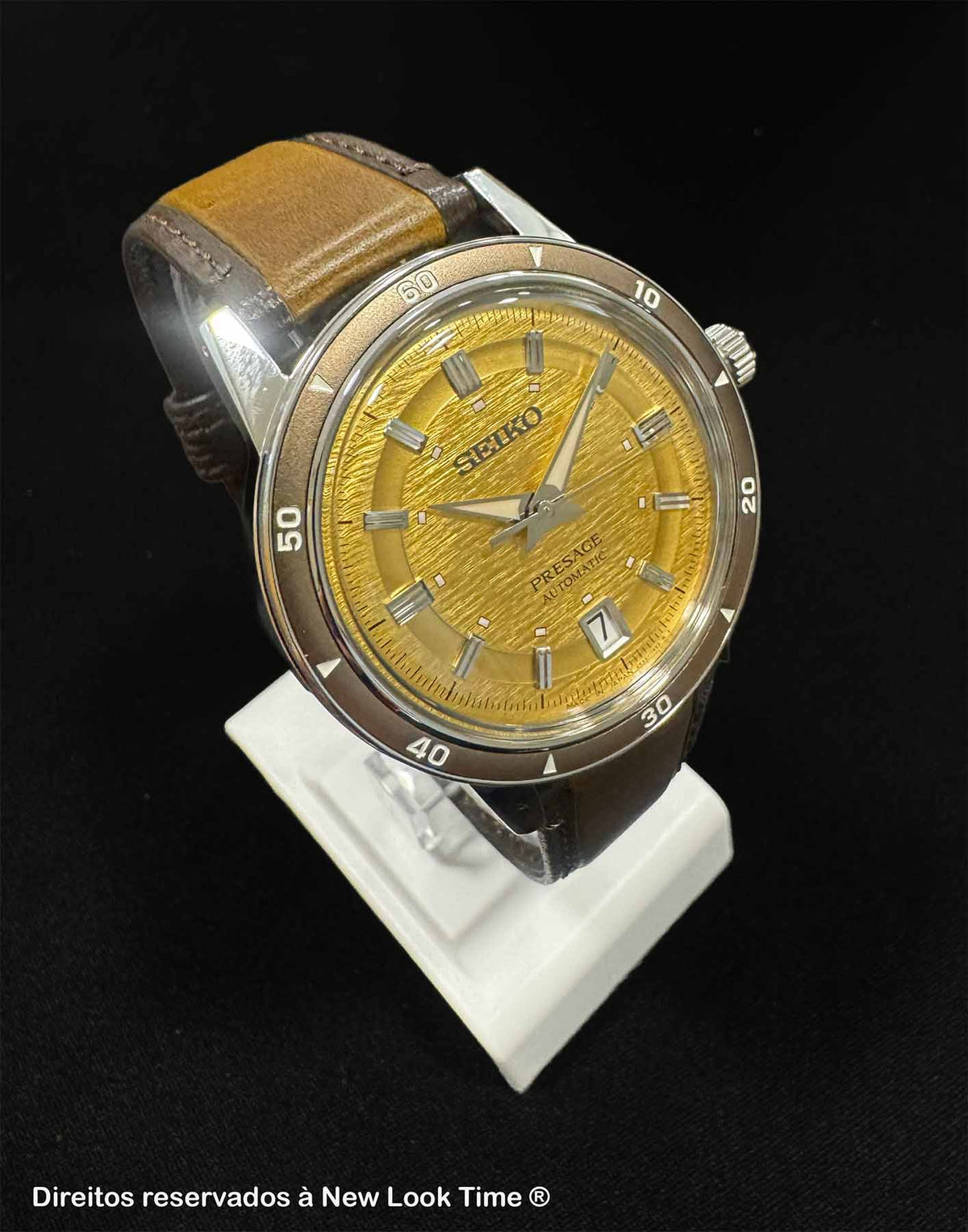 Relógio SEIKO Presage Automático Style 60's SRPL75J1 *Made in Japan