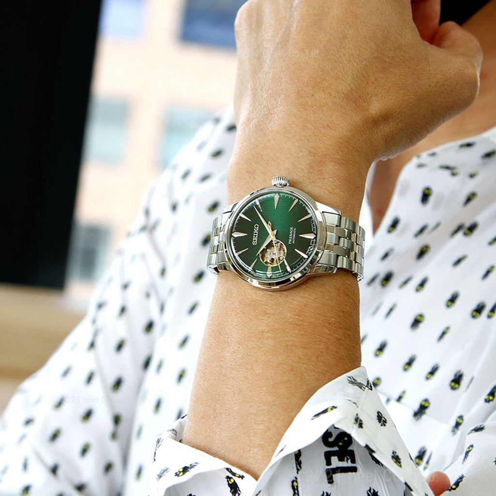 Relógio SEIKO Presage Automático Cocktail Time SSA441J1 *Open Heart