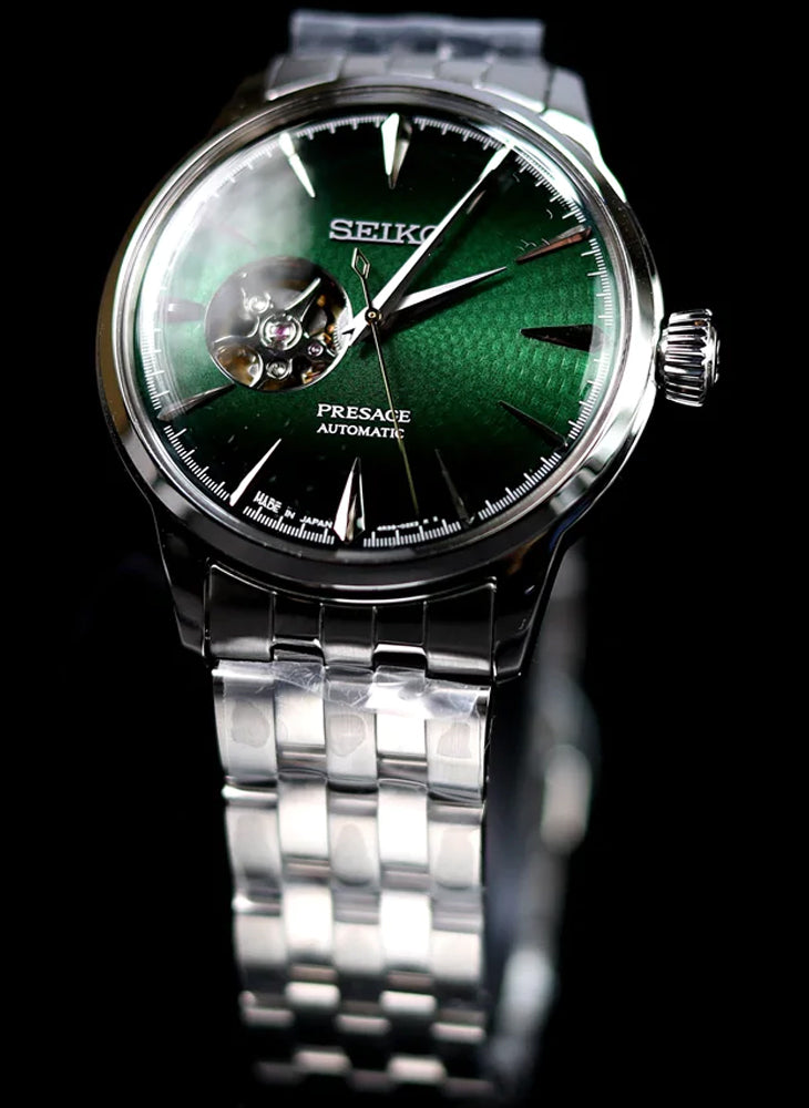Relógio SEIKO Presage Automático Cocktail Time SSA441J1 *Open Heart