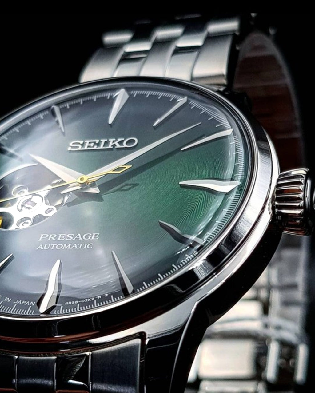 Relógio SEIKO Presage Automático Cocktail Time SSA441J1 *Open Heart