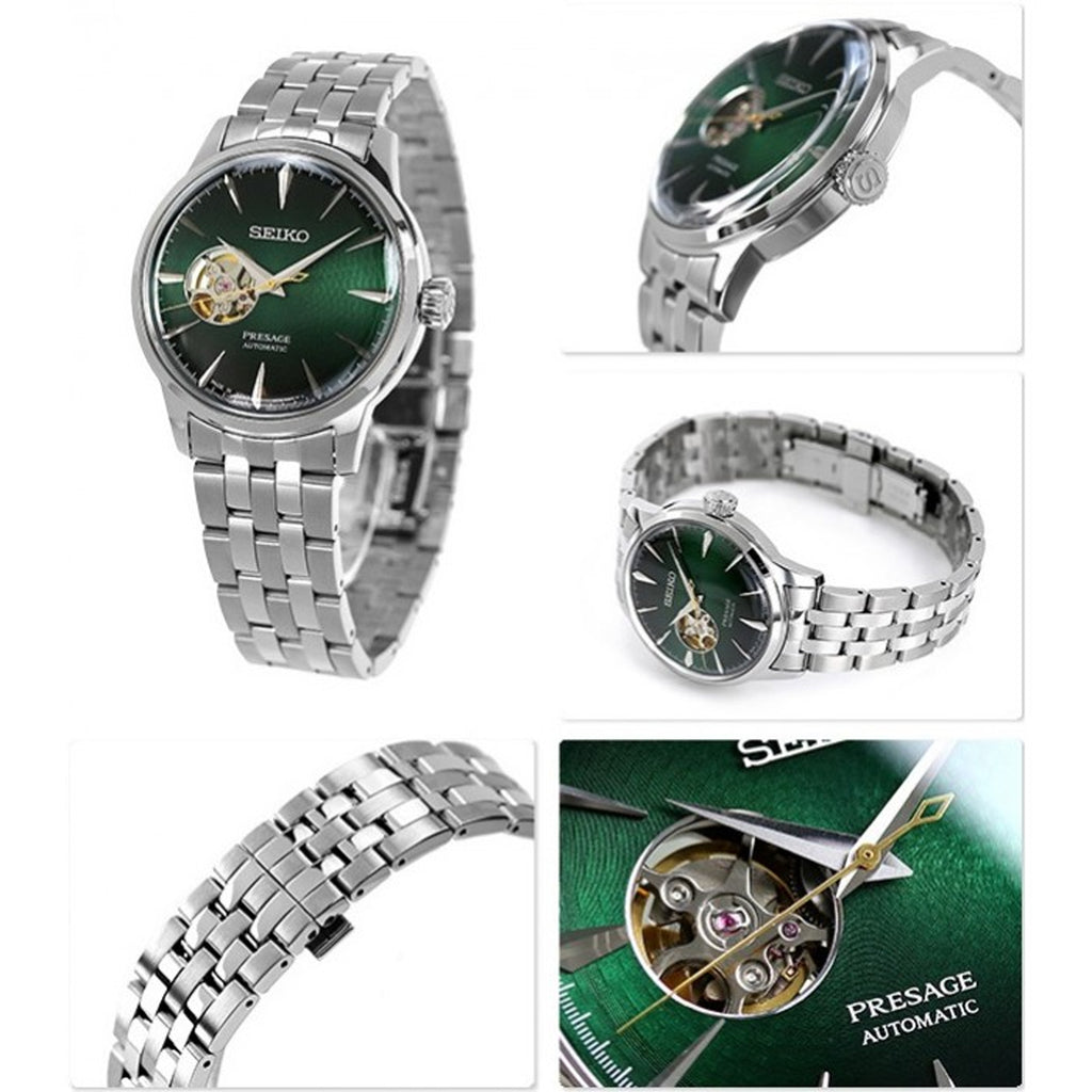 Relógio SEIKO Presage Automático Cocktail Time SSA441J1 *Open Heart