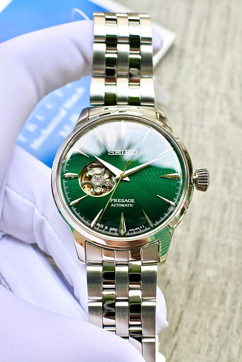 Relógio SEIKO Presage Automático Cocktail Time SSA441J1 *Open Heart
