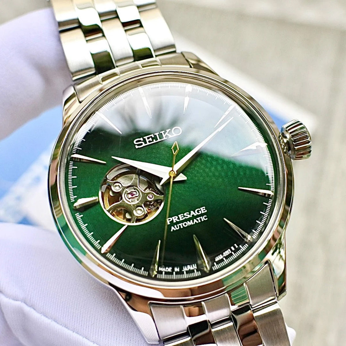 Relógio SEIKO Presage Automático Cocktail Time SSA441J1 *Open Heart