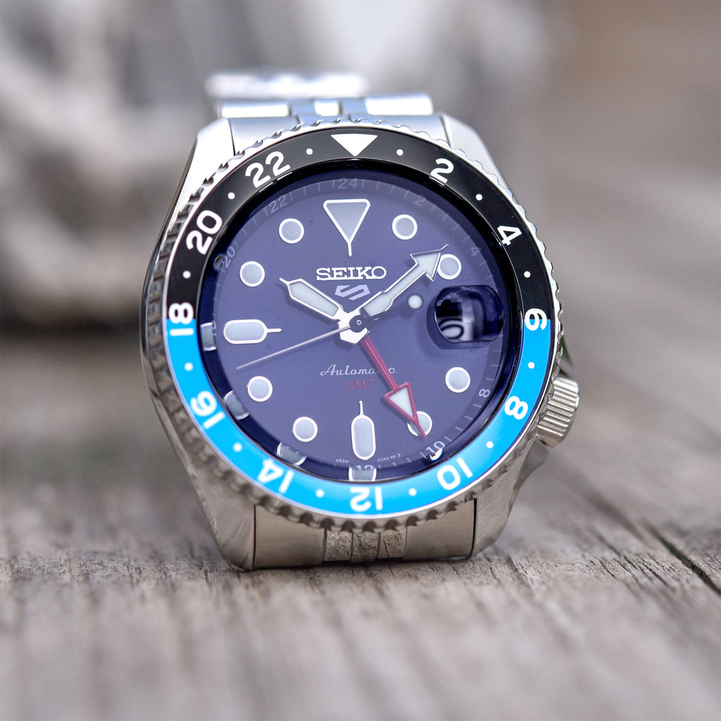 Relógio New SEIKO 5 Automático Sports GMT SSK003