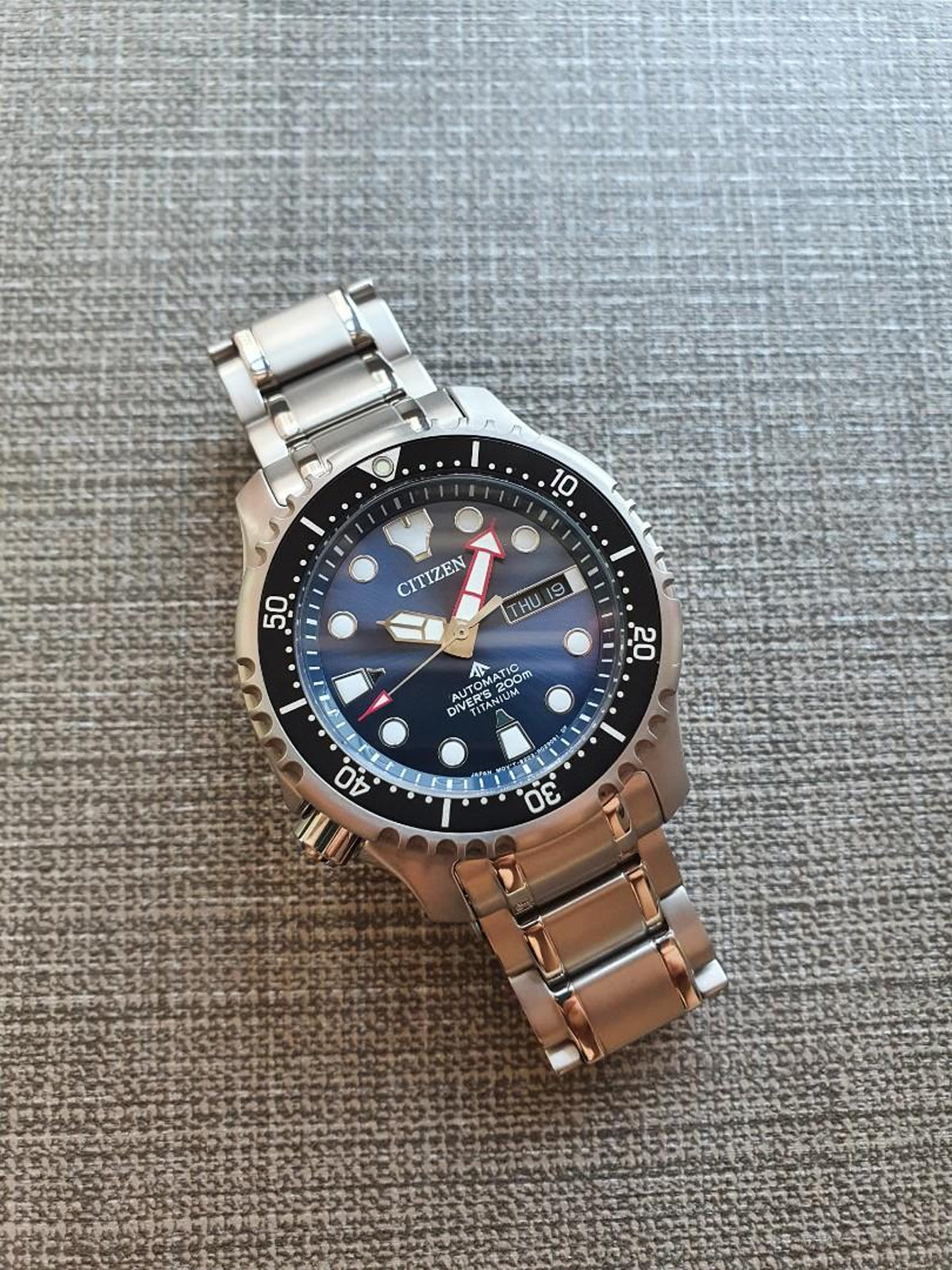 Relógio CITIZEN Automático Promaster Marine NY0100-50M / TZ31749F *Titanium
