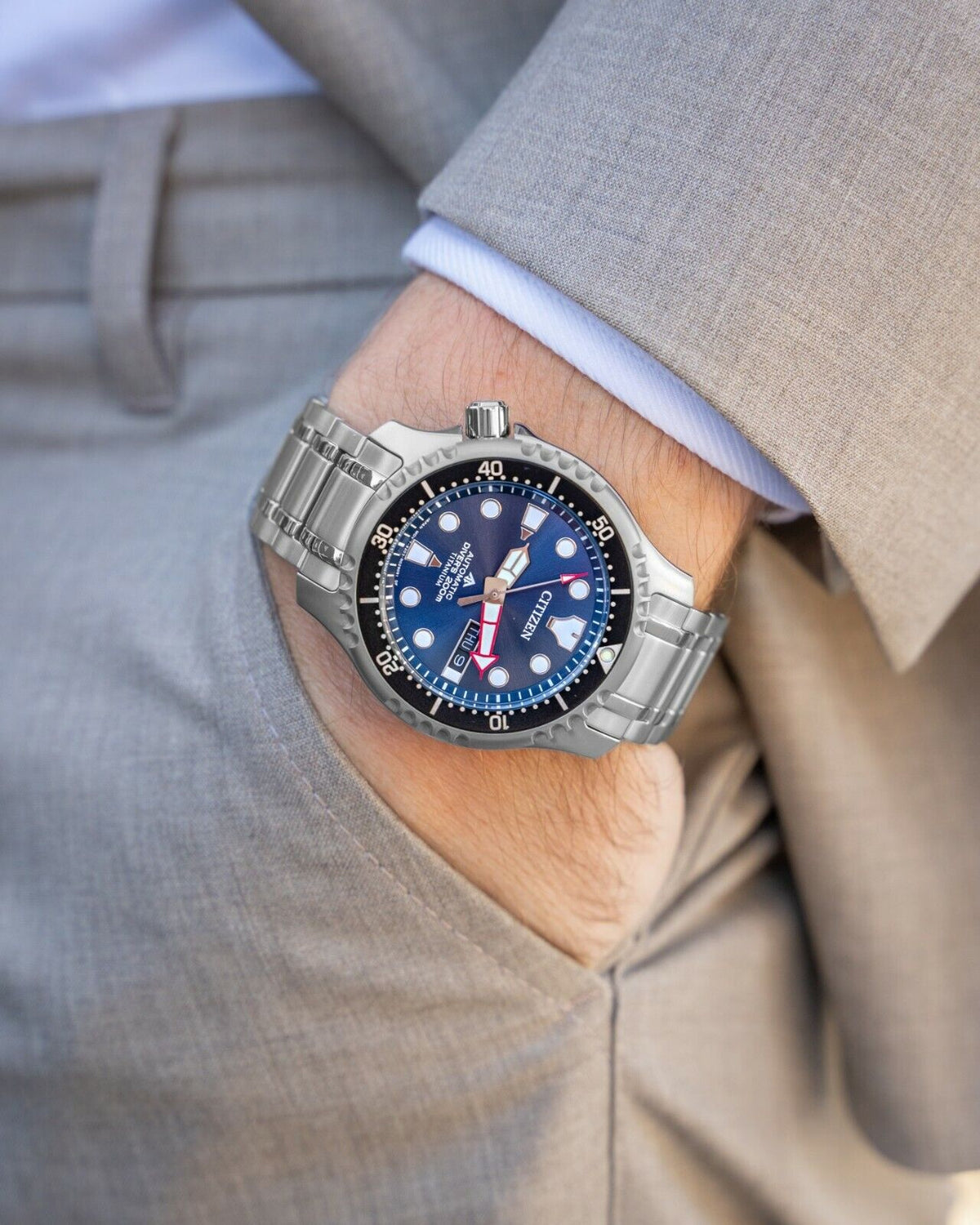 Relógio CITIZEN Automático Promaster Marine NY0100-50M / TZ31749F *Titanium