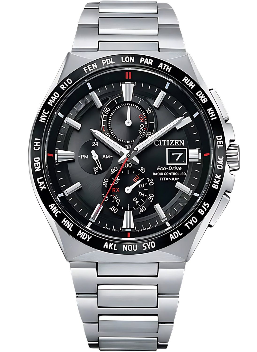 Relógio CITIZEN Eco-Drive Radio Controlled TZ31838T *Super Titanium