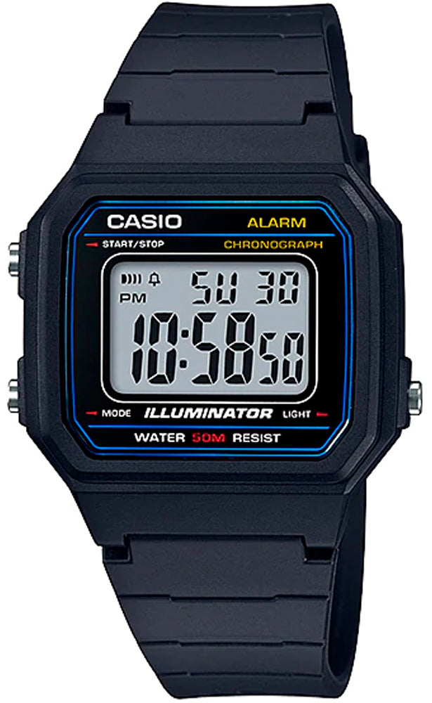 Relógio CASIO Masculino Standard Digital W-217H-1AVDF
