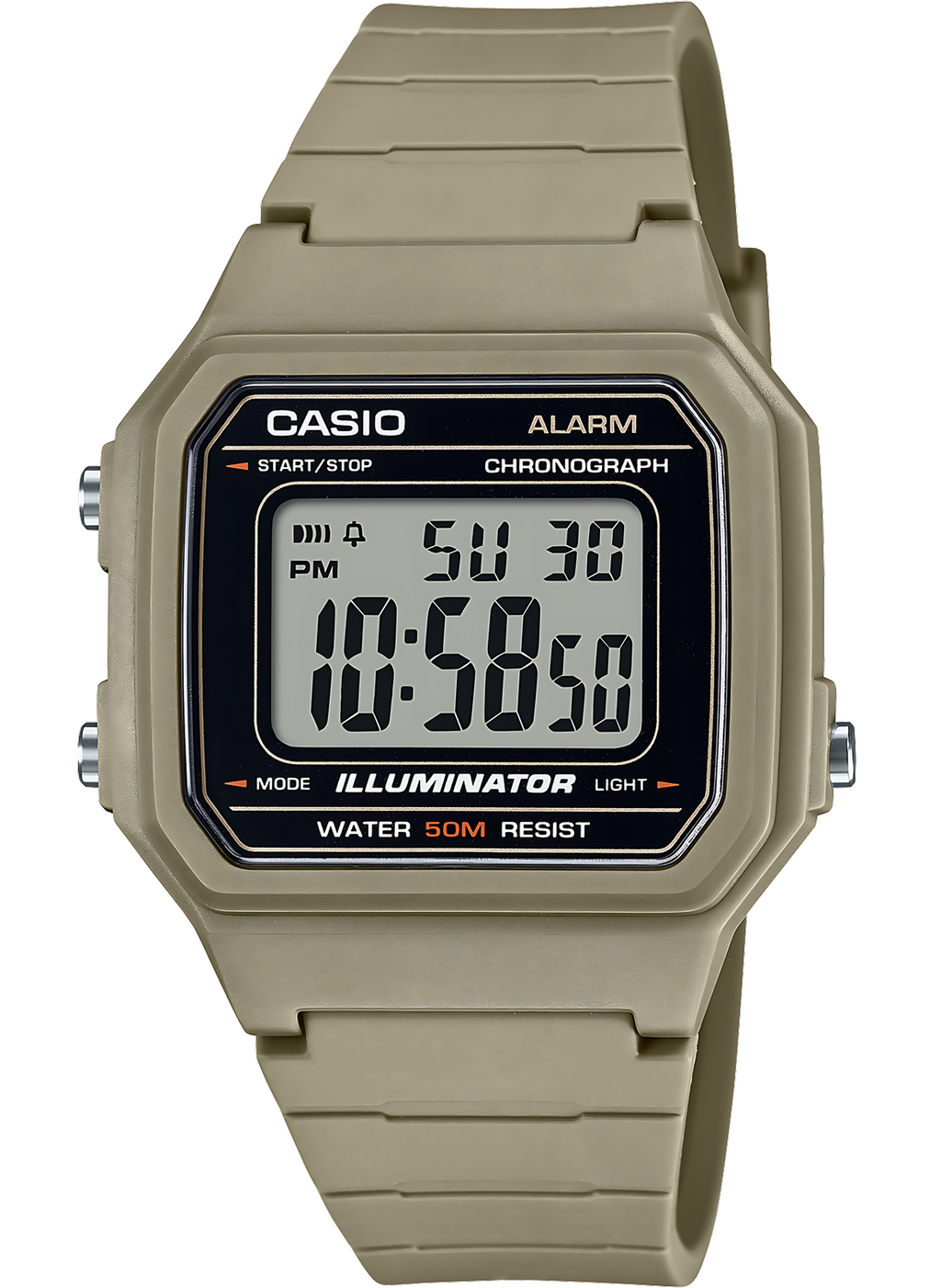Relógio CASIO Standard Digital W-217H-5AVDF