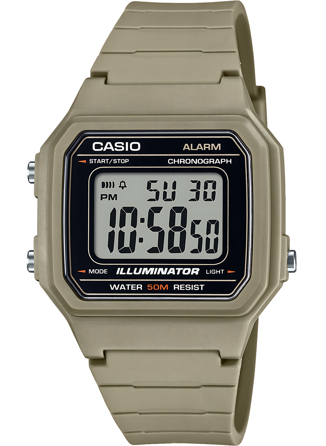 Relógio CASIO Standard Digital W-217H-5AVDF