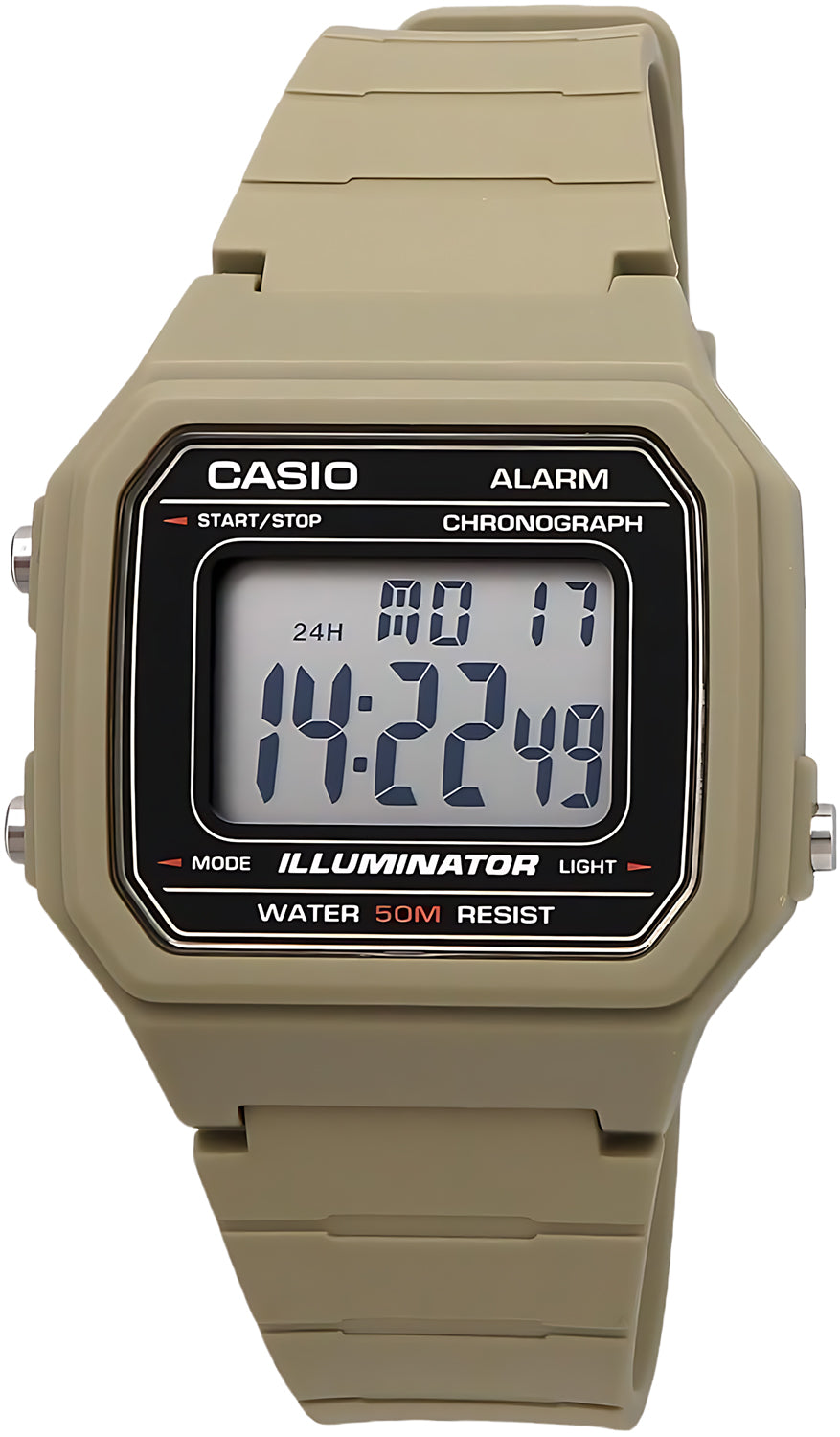 Relógio CASIO Standard Digital W-217H-5AVDF