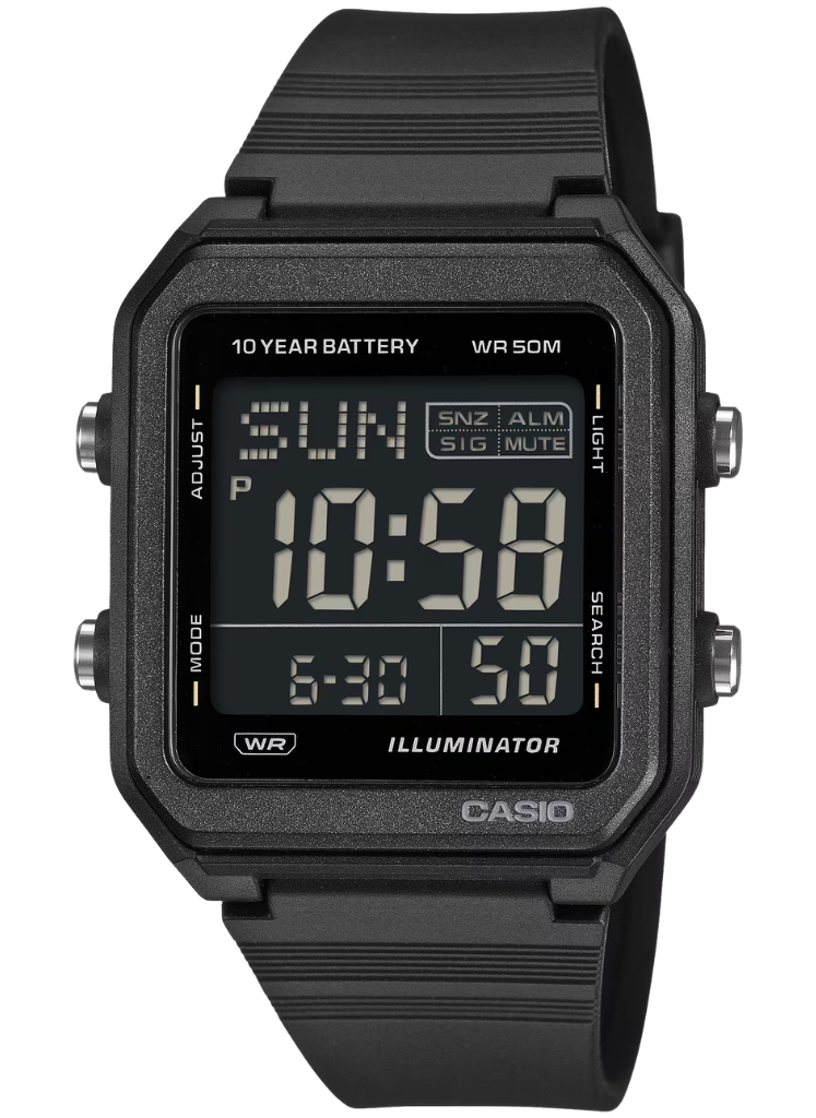 Relógio CASIO Standard Digital W-221H-1B