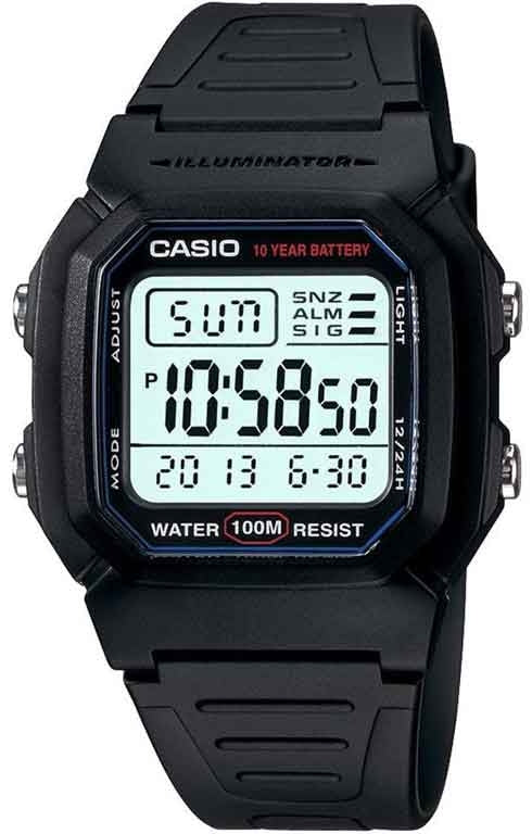 Relógio Casio Standard W-800H-1AVDF