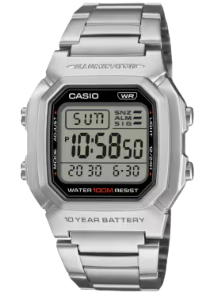 Relógio CASIO Masculino Digital W-800HD-1AV