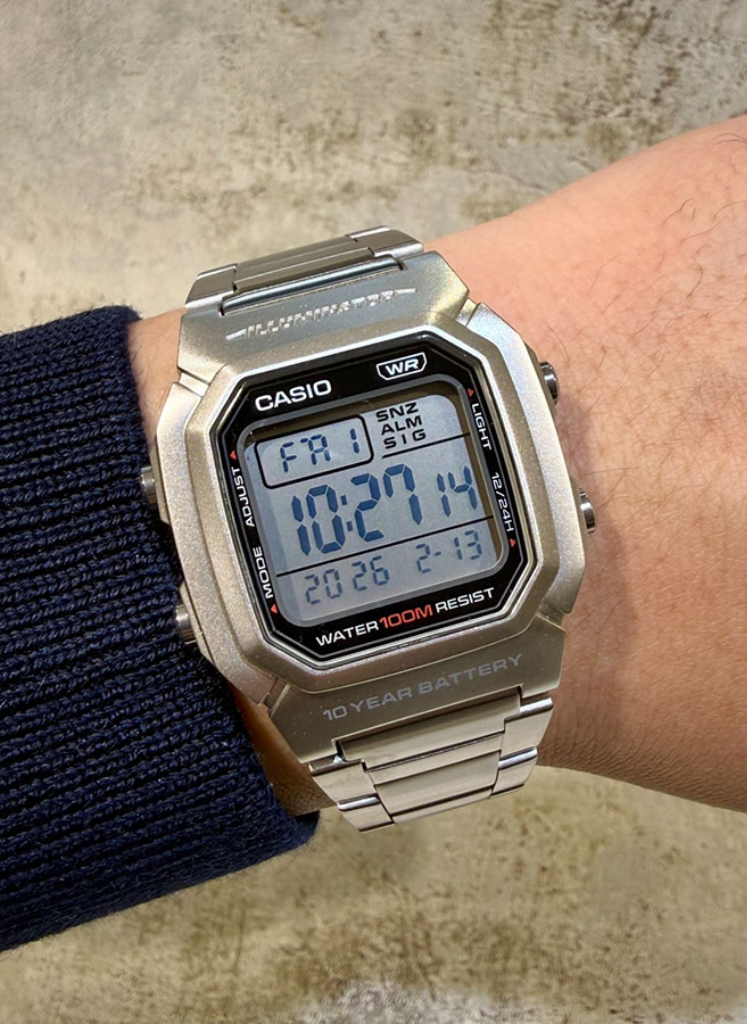 Relógio CASIO Masculino Digital W-800HD-1AV